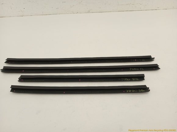 Saab 9-3 Set Of 4 Exterior Window Sweep Trim