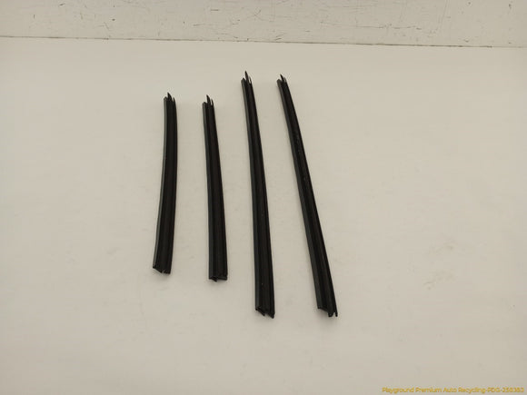 Saab 9-3 Set Of 4 Exterior Window Sweep Trim