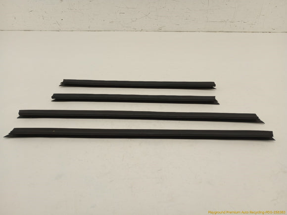 Saab 9-3 Set Of 4 Exterior Window Sweep Trim