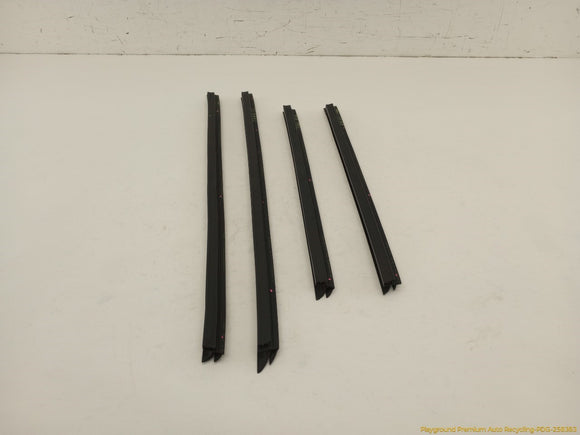 Saab 9-3 Set Of 4 Exterior Window Sweep Trim