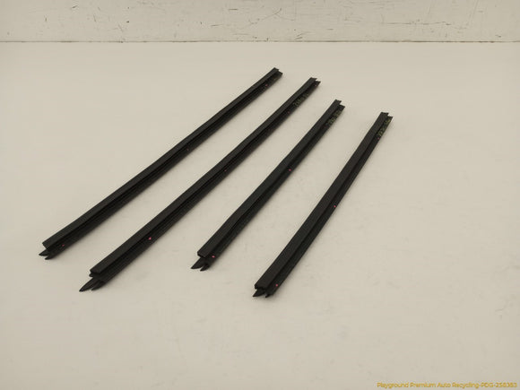 Saab 9-3 Set Of 4 Exterior Window Sweep Trim