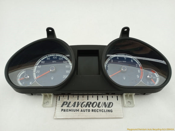 Maserati Quattroporte Instrument Cluster Speedometer