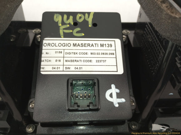 Maserati Quattroporte Center Dash Air Vent