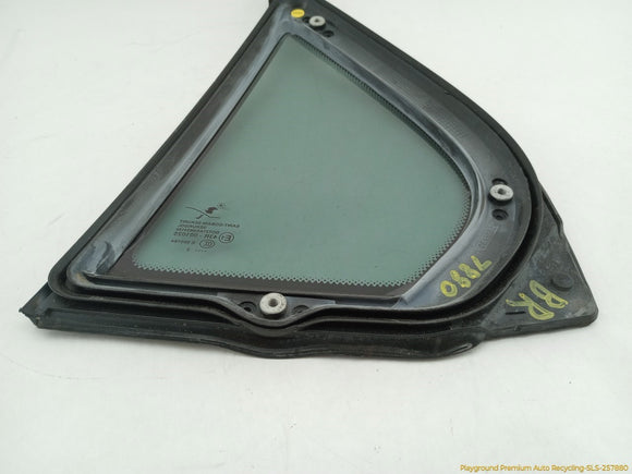 Saab 9-3 Passenger Right Rear Door Vent Glass