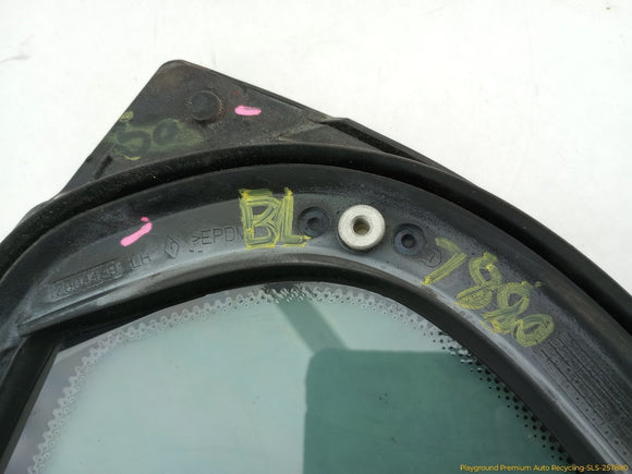Saab 9-3 Driver Left Rear Door Vent Glass