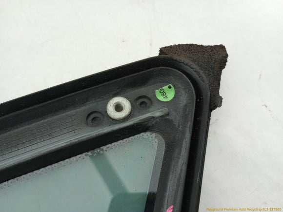 Saab 9-3 Driver Left Rear Door Vent Glass