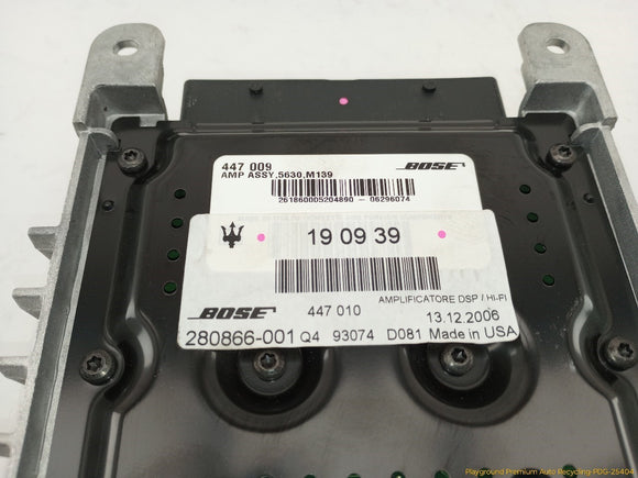 Maserati Quattroporte Audio Amplifier