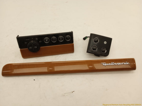 Maserati Quattroporte Set Of 3 Dashboard Switch & Trim