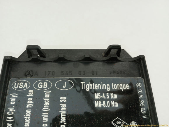 Mercedes SLK320 Fuse Box Junction Relay