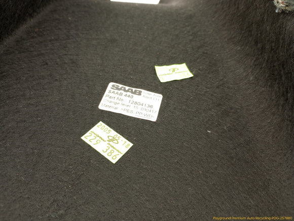 Saab 9-3 Rear Left Trunk Liner Carpet Trim