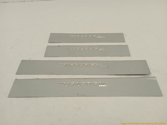 Maserati Quattroporte Set Of Door Sill Scuff Plates