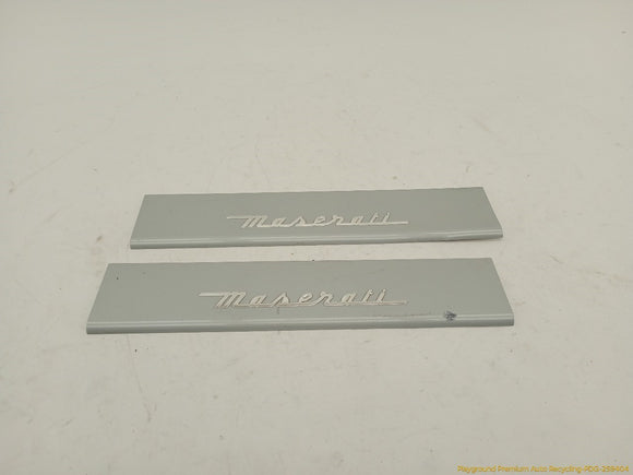 Maserati Quattroporte Set Of Door Sill Scuff Plates