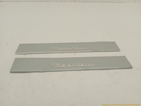 Maserati Quattroporte Set Of Door Sill Scuff Plates