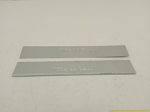 Maserati Quattroporte Set Of Door Sill Scuff Plates
