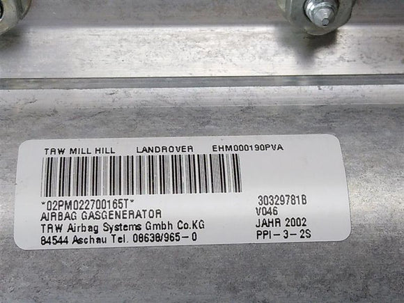 Land Rover Range Rover Front Right Dash Air Bag