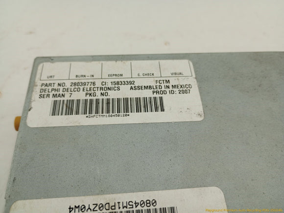 Saab 9-3 Satellite Radio Control Module