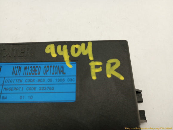 Maserati Quattroporte Sunroof Control Module