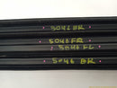 Saab 9-3 Set Of Exterior Window Sweep Trim-12