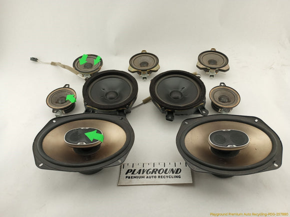 Saab 9-3 Set Of 9 Audio Speakers
