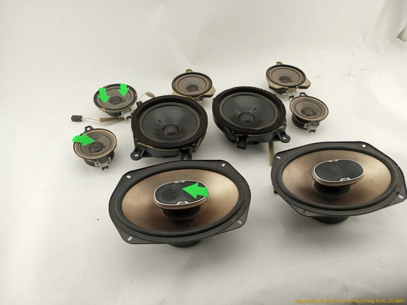 Saab 9-3 Set Of 9 Audio Speakers