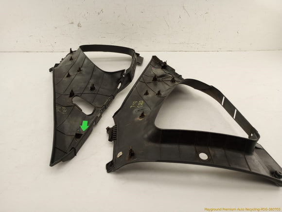 Honda Prelude Pair Of Rear Quarter Window Trim