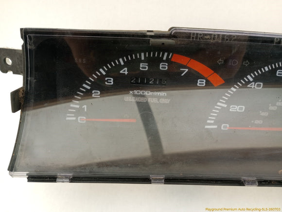 Honda Prelude Instrument Cluster Speedometer