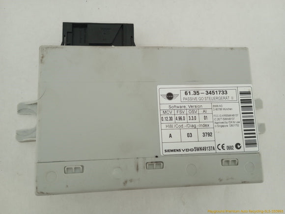 Mini Clubman Keyless Entry Control Module