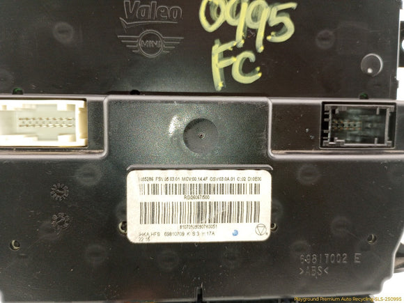 Mini Clubman Climate Control & Toggle Switch Assembly