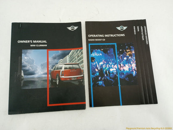 Mini Clubman Owner's Manual Set
