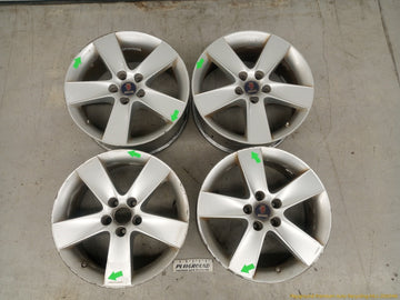 Saab 9-3 Set Of 4 Alloy Wheels 5 Spoke