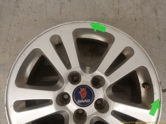 Saab 9-3 Set Of 4 Alloy Wheel 5 Double Spoke