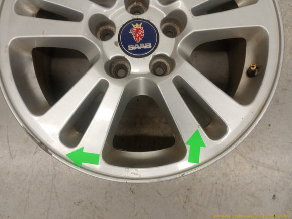 Saab 9-3 Set Of 4 Alloy Wheel 5 Double Spoke