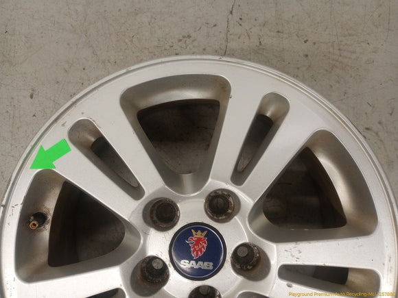 Saab 9-3 Set Of 4 Alloy Wheel 5 Double Spoke