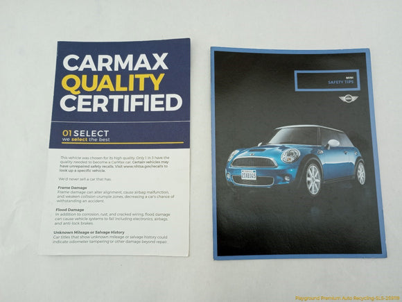 Mini Clubman Owner's Manual Set