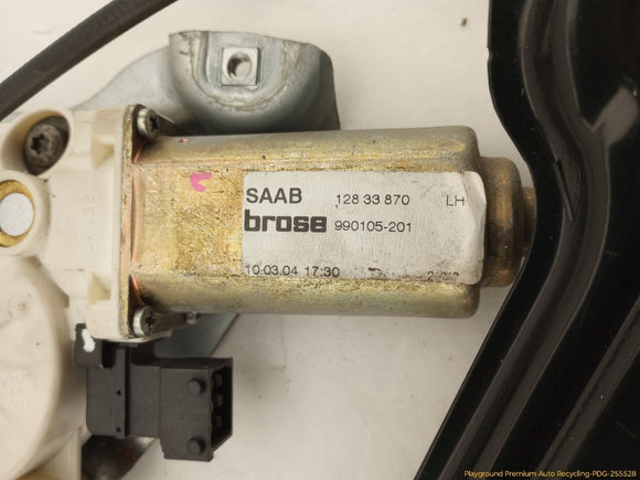 Saab 9-3 Driver Left Front Door Window Regulator