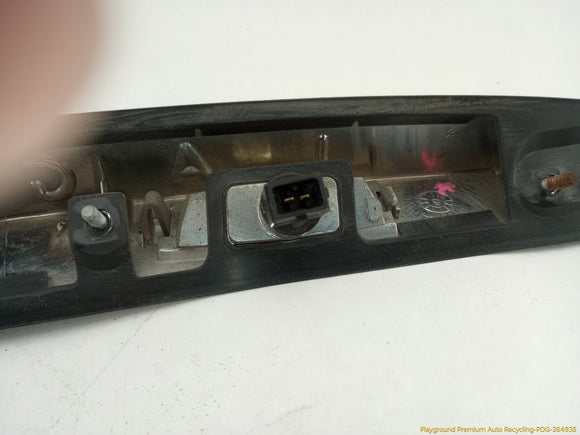 Jaguar XK8 Trunk Lid License Plate Light Trim