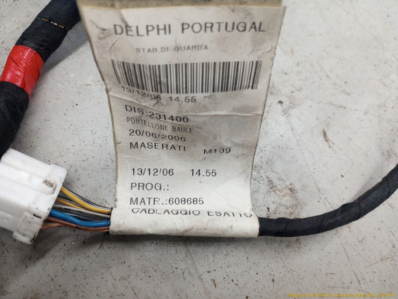 Maserati Quattroporte Full Care Wire Harness
