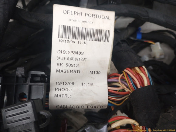 Maserati Quattroporte Full Care Wire Harness