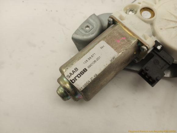 Saab 9-3 Passenger Right Front Door Window Regulator