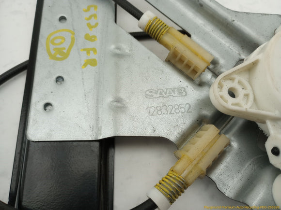 Saab 9-3 Passenger Right Front Door Window Regulator