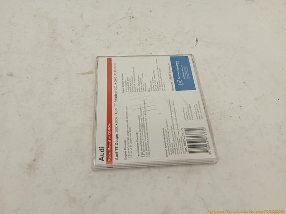 Audi TT Repair Manual CD