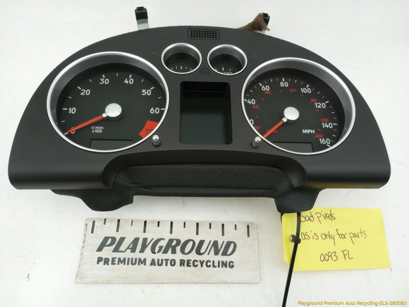 Audi TT **AS IS** Instrument Cluster Speedometer
