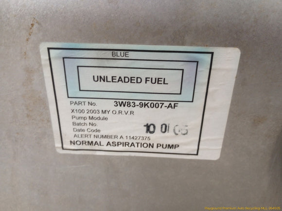 Jaguar XK8 Fuel Gas Tank
