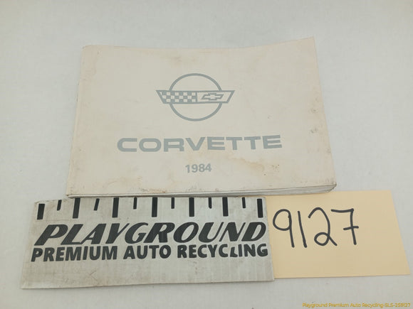 Corvette C4 Owner's Manual