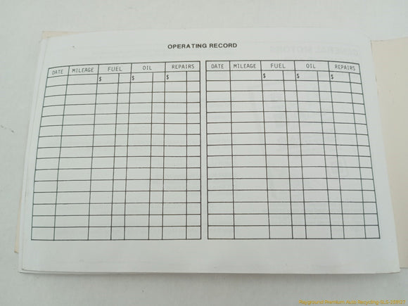Corvette C4 Owner's Manual