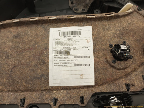 Volkswagen GTI Driver Left Rear Door Trim