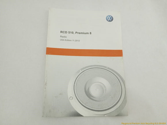 Volkswagen GTI Owner's Manual Set