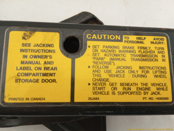 Corvette C4 Vehicle Jack