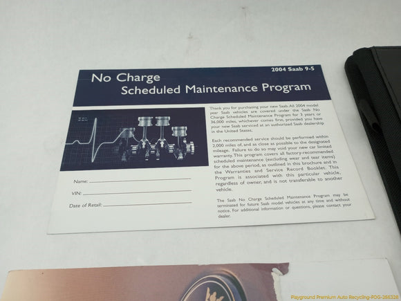 Saab 9-5 Owner's Manual