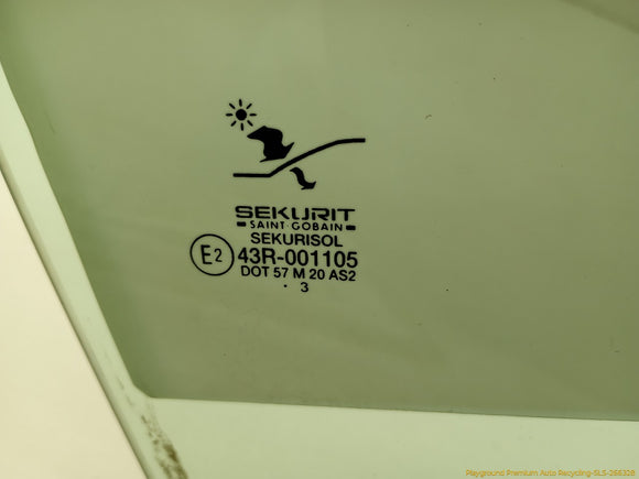 Saab 9-5 Passenger Right Rear Door Window Glass
